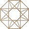 Ekena Millwork Guardian Wood Fretwork Pierced Ceiling Medallion, Red Oak, 16"OD x 6 1/4"ID x 3/8"T CMWP16X16X0375GDRO - alternate 2